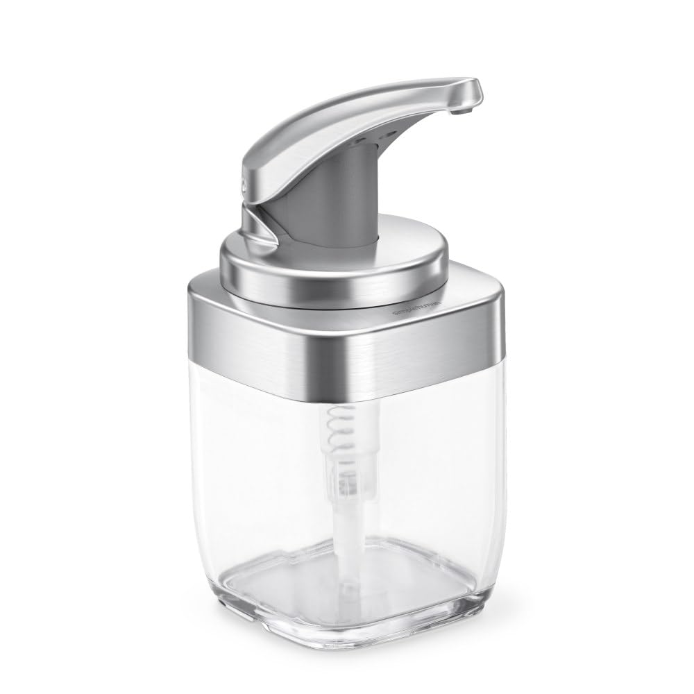 simplehuman-puls-spender-444-ml-geb-rstetes-nickel-seifenspender image 4