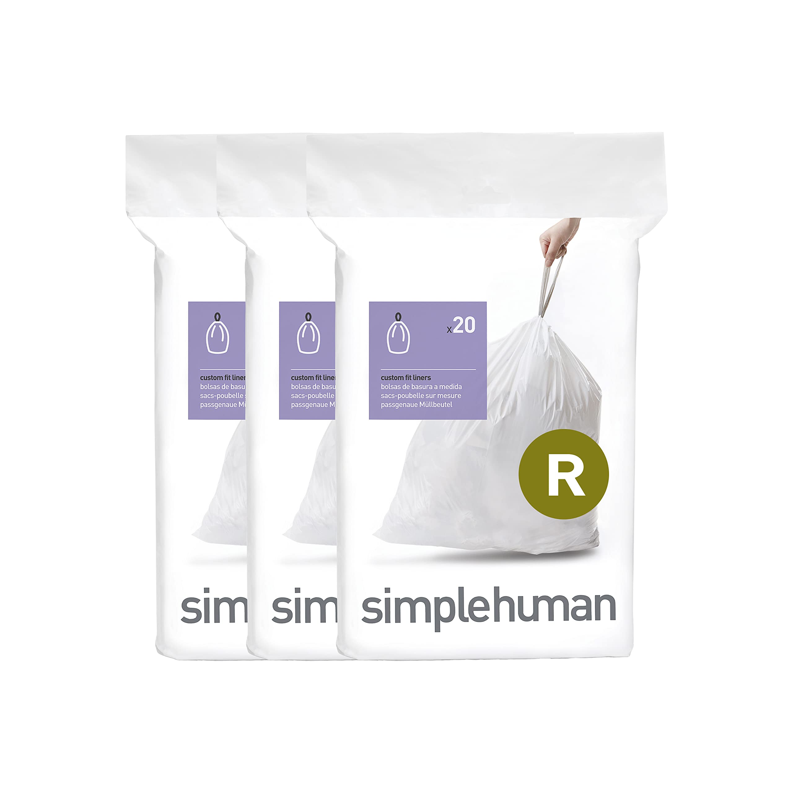 simplehuman-code-r-m-llbeutel-60-st-ck-wei-zugband image 1