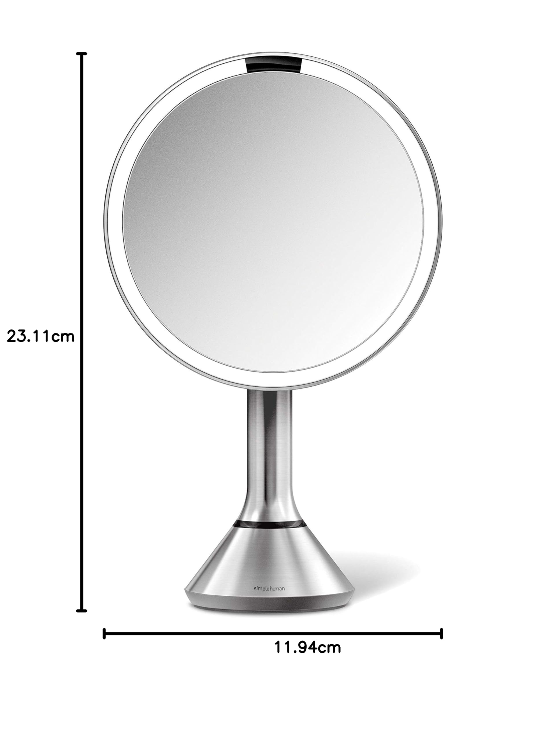 simplehuman-sensorspiegel-20-cm-5fach-touch-edelstahl image 6
