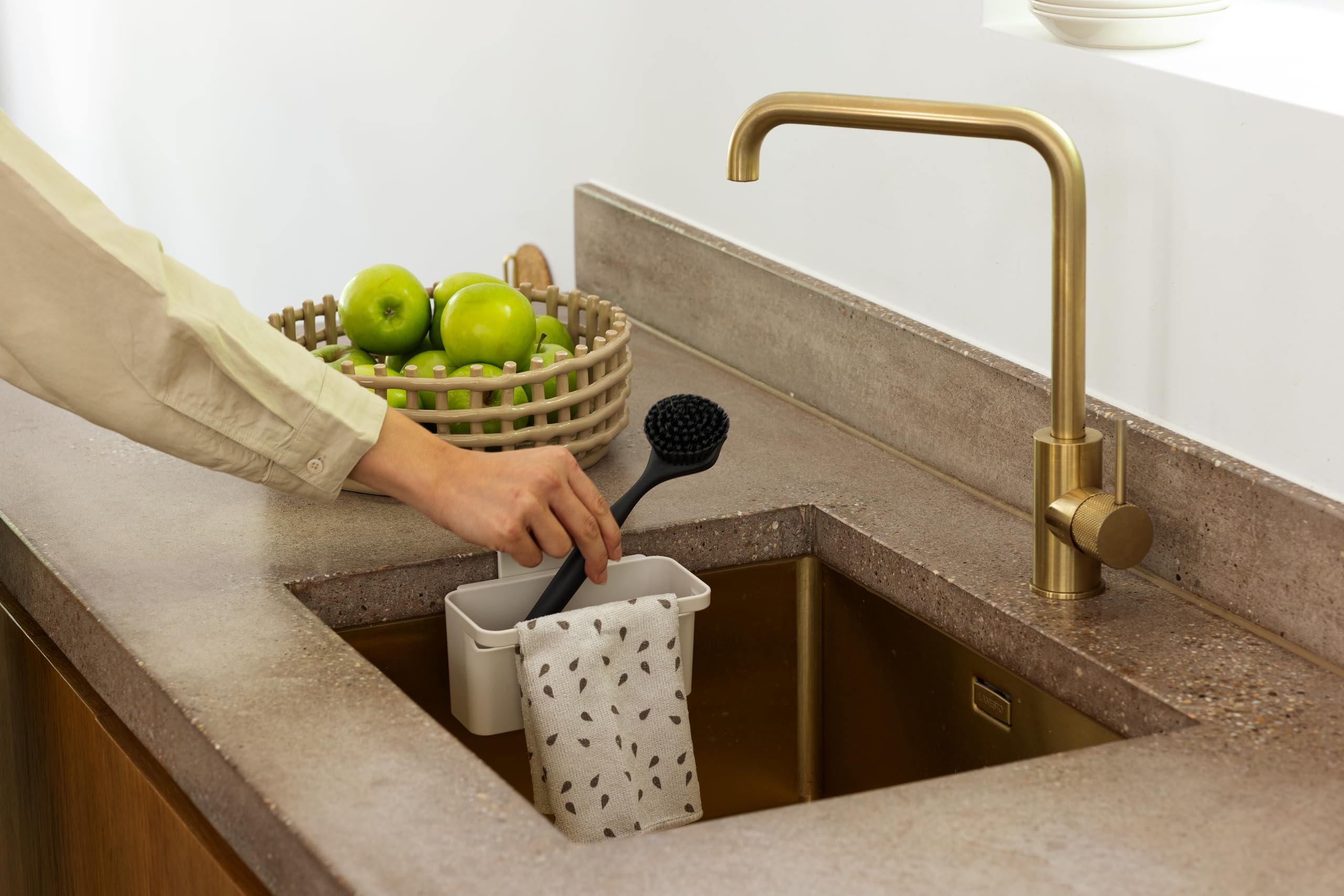 brabantia-sinkside-sp-lbecken-organizer-soft-beige-saugn-pfe image 6