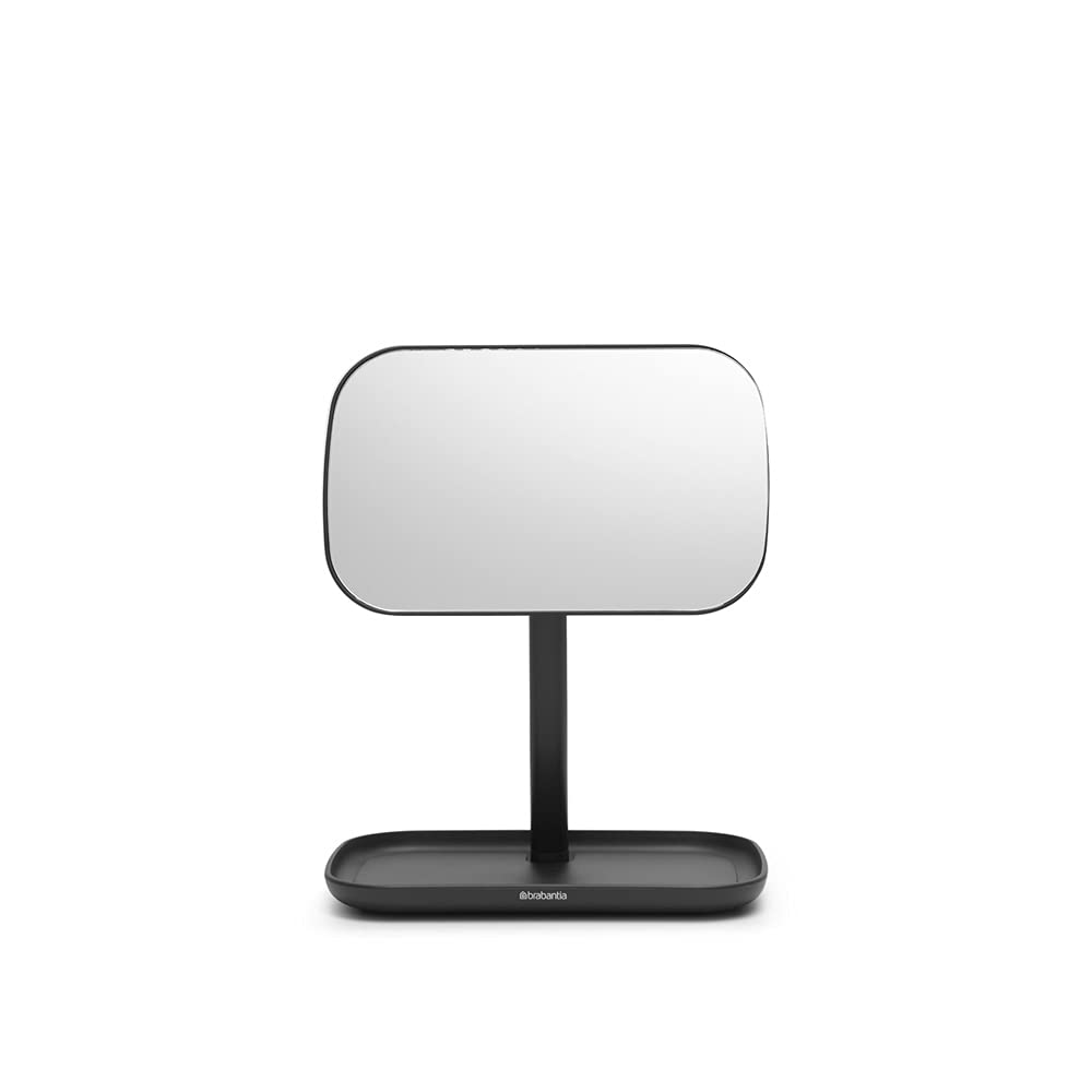brabantia-renew-spiegel-dark-grey-360-mit-ablage image 2