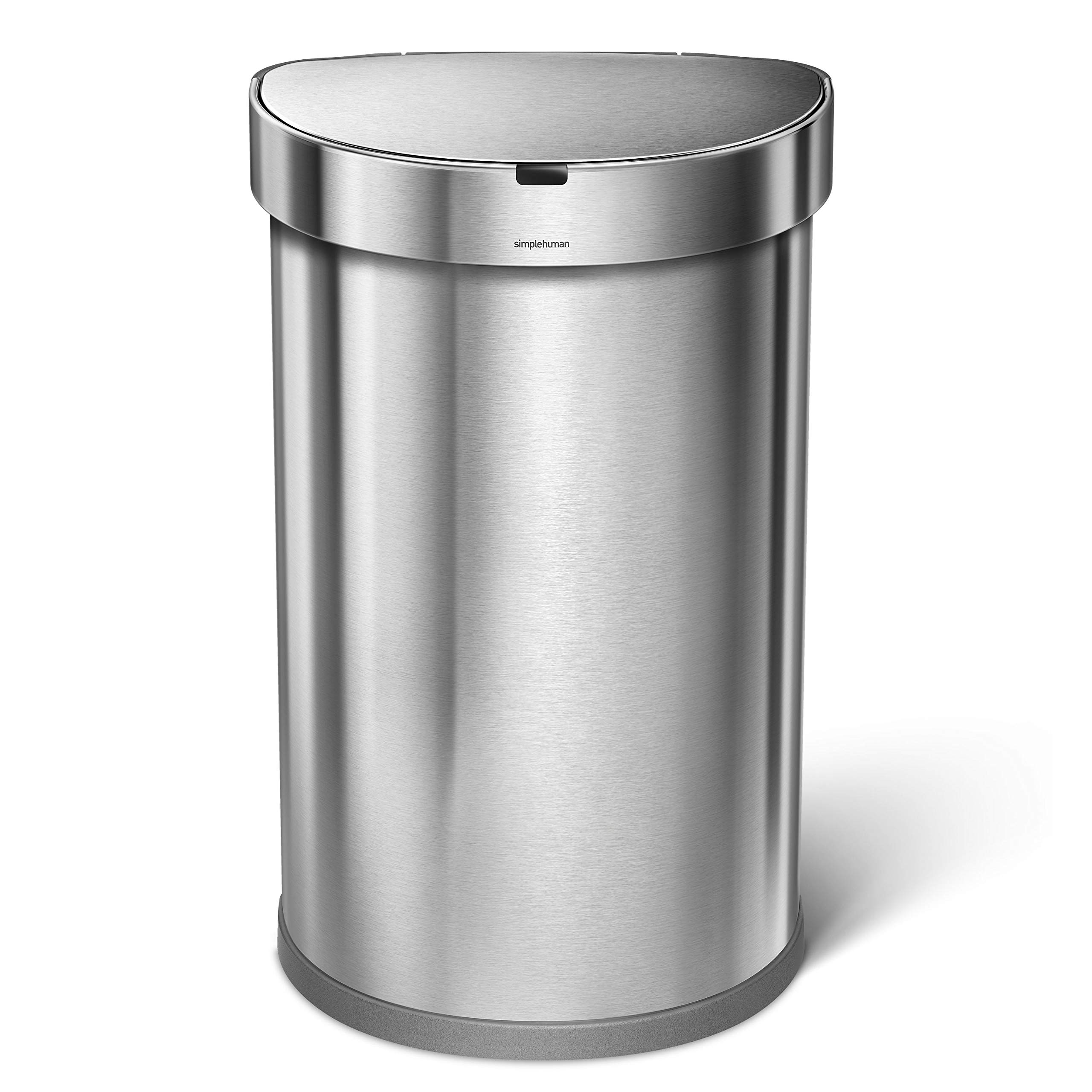 simplehuman-st2009-sensorabfalleimer-45-l-grau-edelstahl image 2