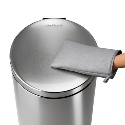 simplehuman-mikrofaserhandschuh-edelstahl-waschbar image 5
