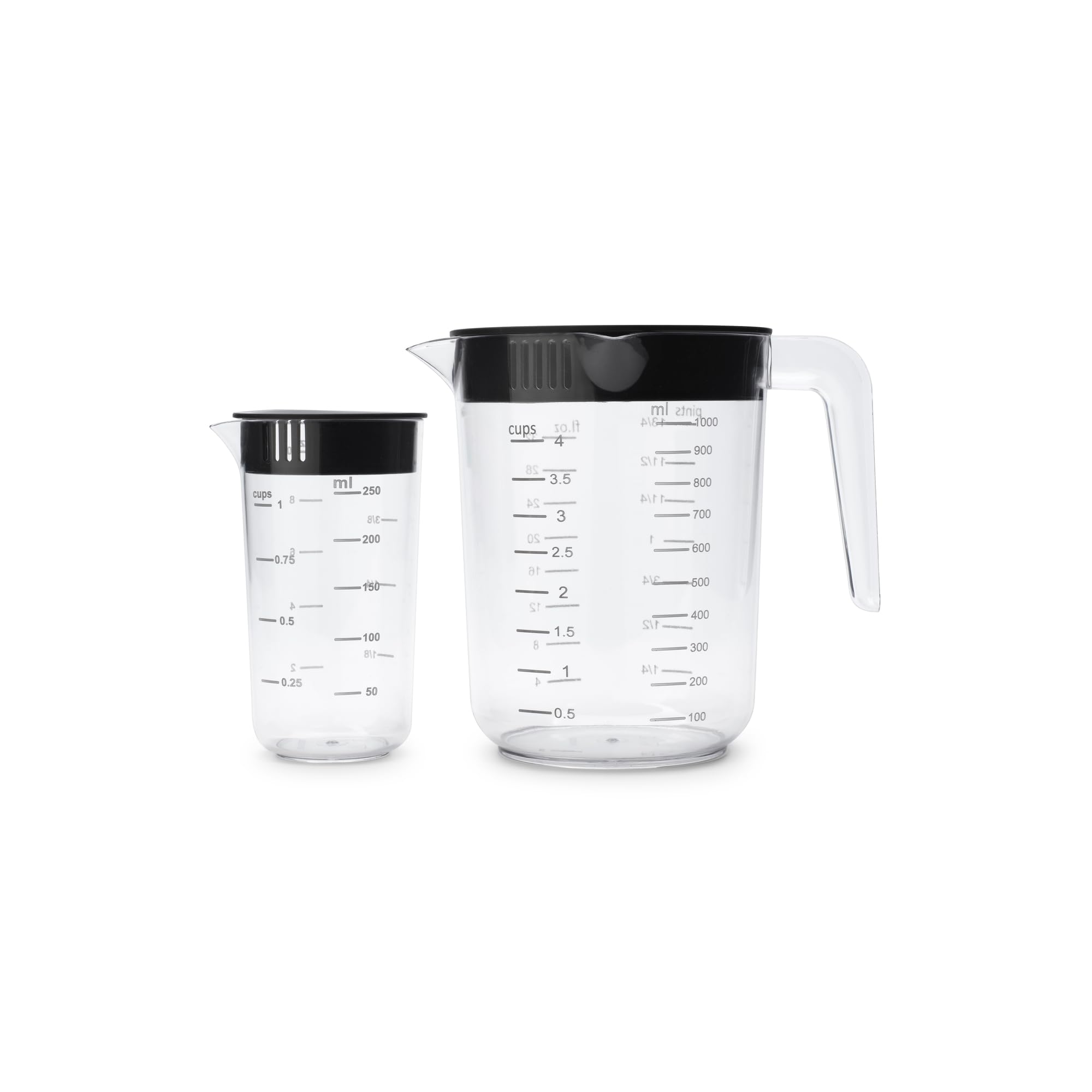 brabantia-tasty-messbecher-set-2tlg-dark-grey-250ml-1000ml image 1