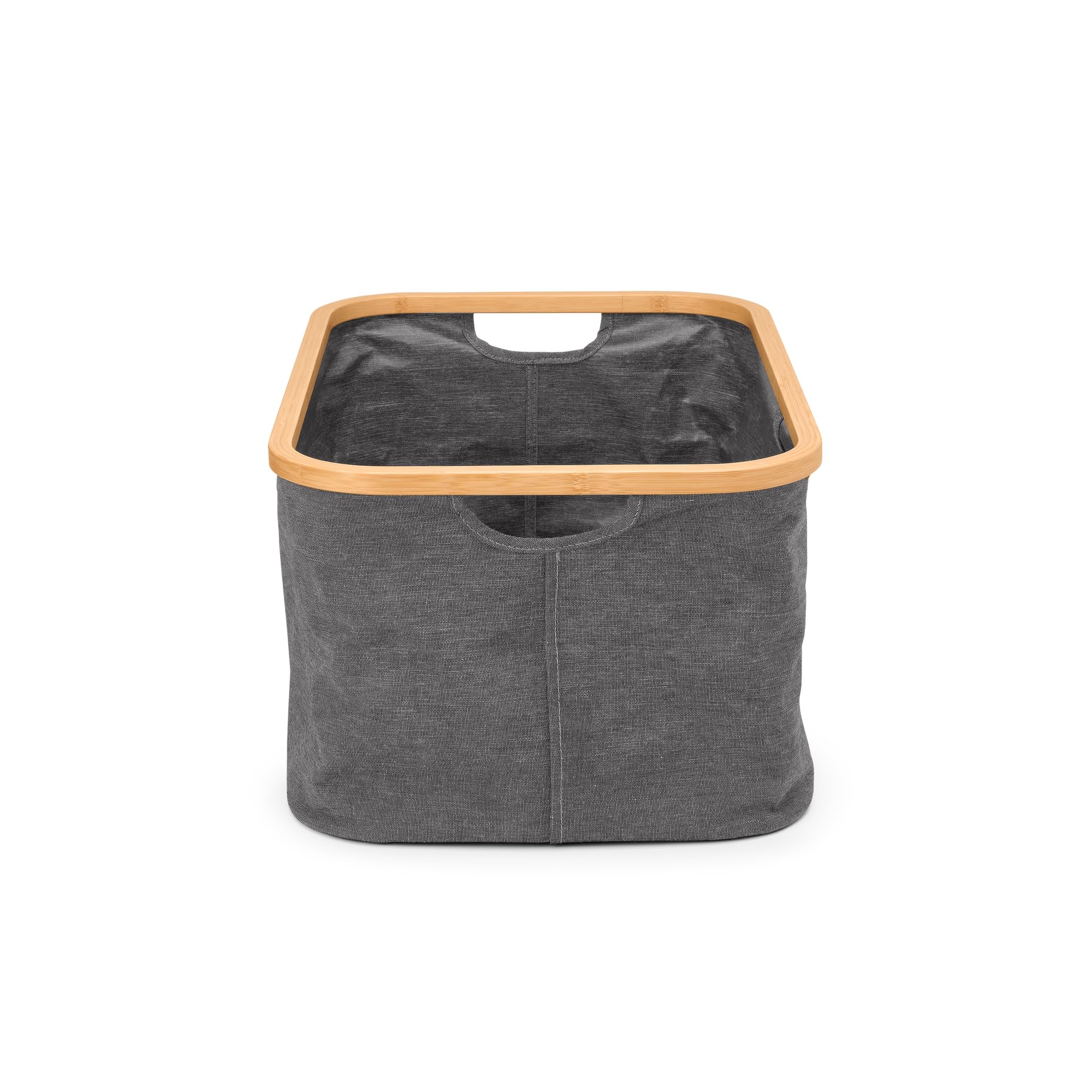 brabantia-w-schekorb-40l-faltbar-pepper-black-bambus-w-schesammler image 3