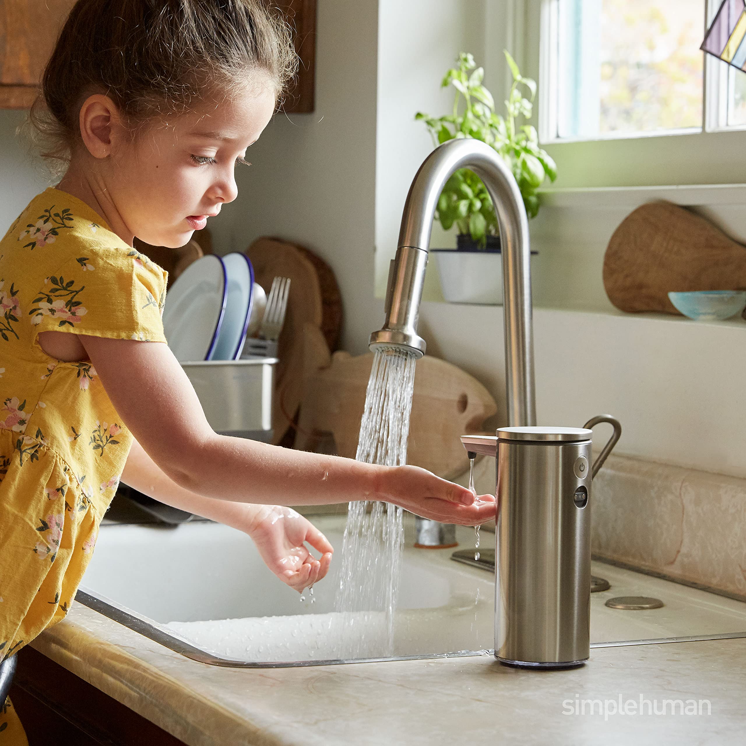 simplehuman-st1043-sensorspender-266ml-edelstahl image 7