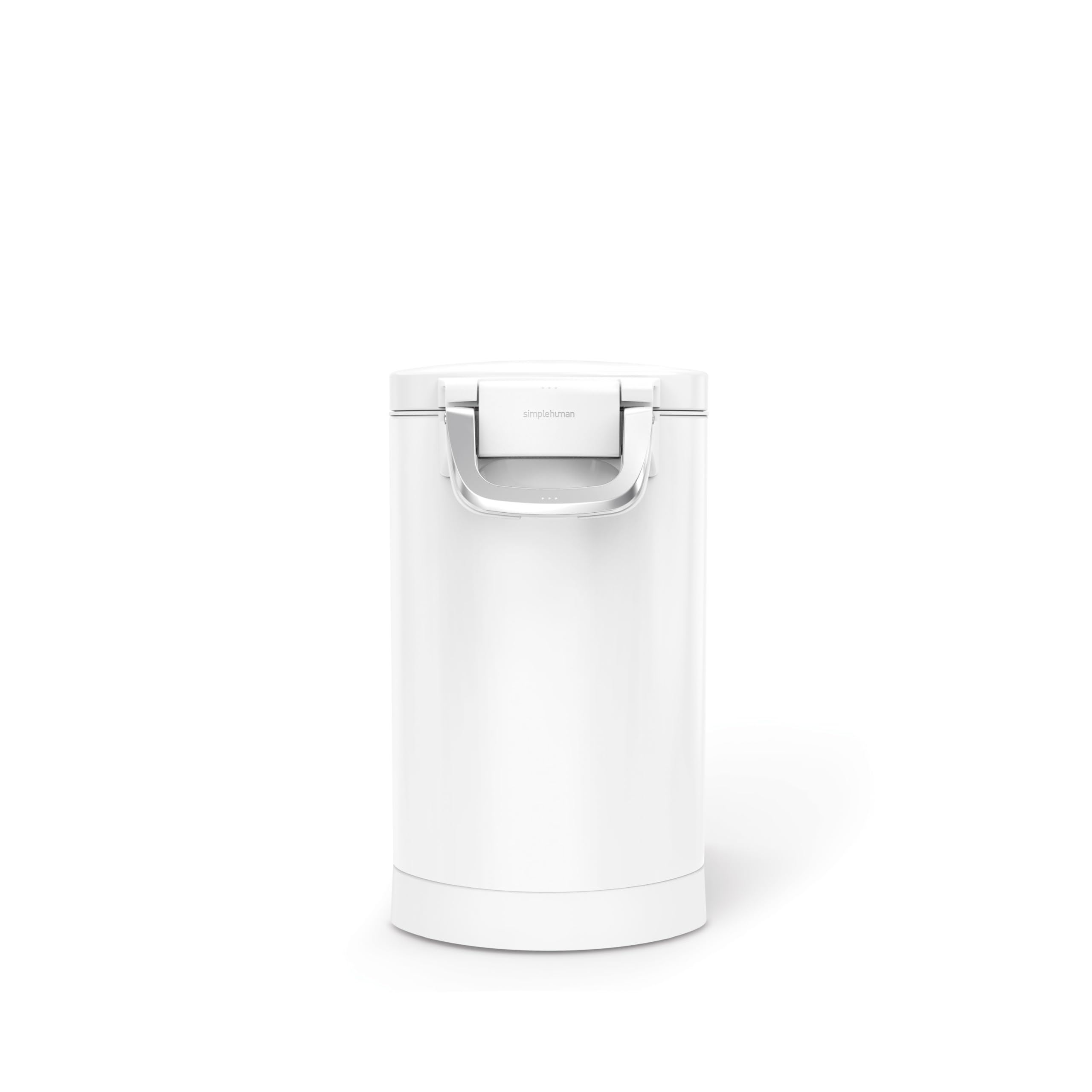 simplehuman-tierfutterbeh-lter-30l-wei-er-stahl-luftdicht-15kg image 3