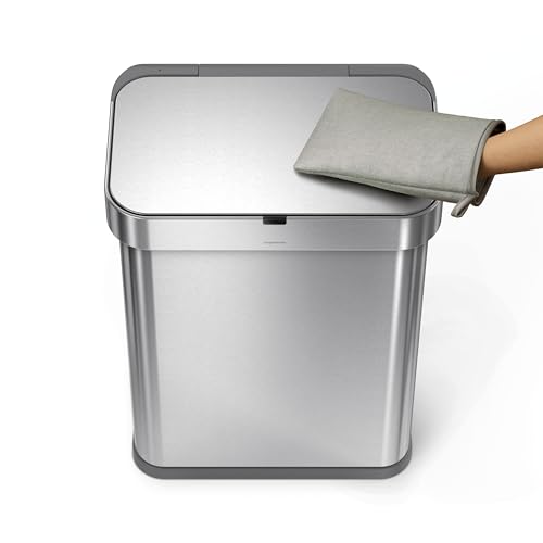 simplehuman-mikrofaserhandschuh-edelstahl-waschbar image 6