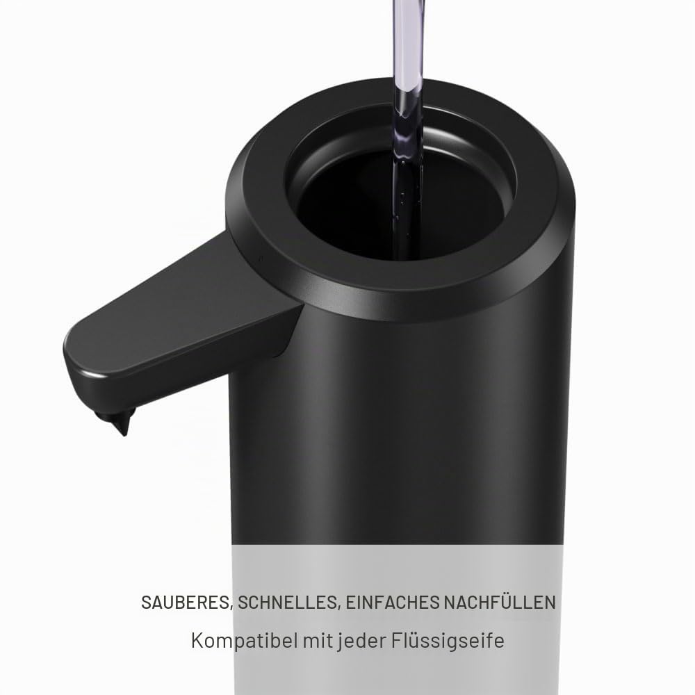 simplehuman-st1084-sensorspender-266-ml-mattschwarz image 4