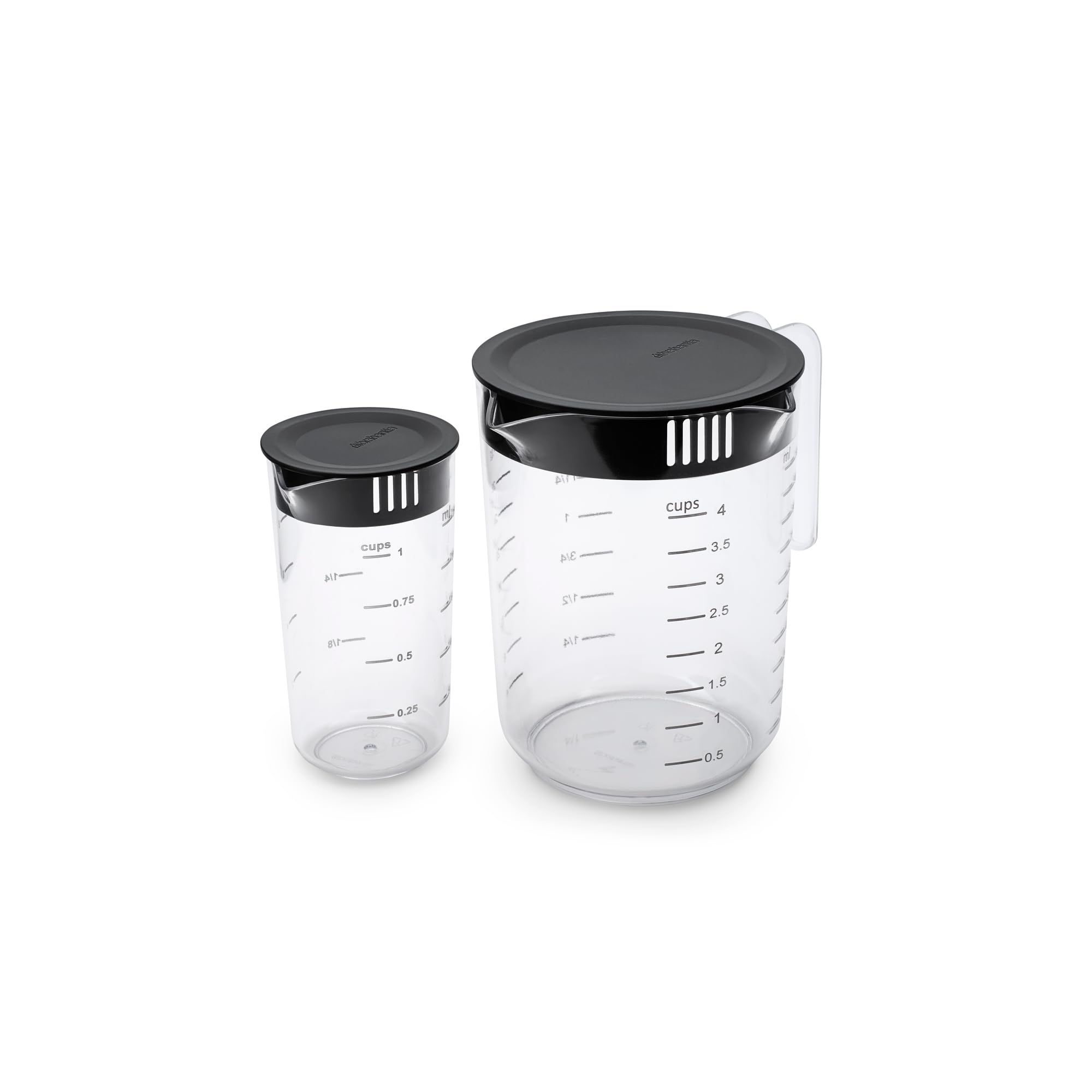 brabantia-tasty-messbecher-set-2tlg-dark-grey-250ml-1000ml image 2