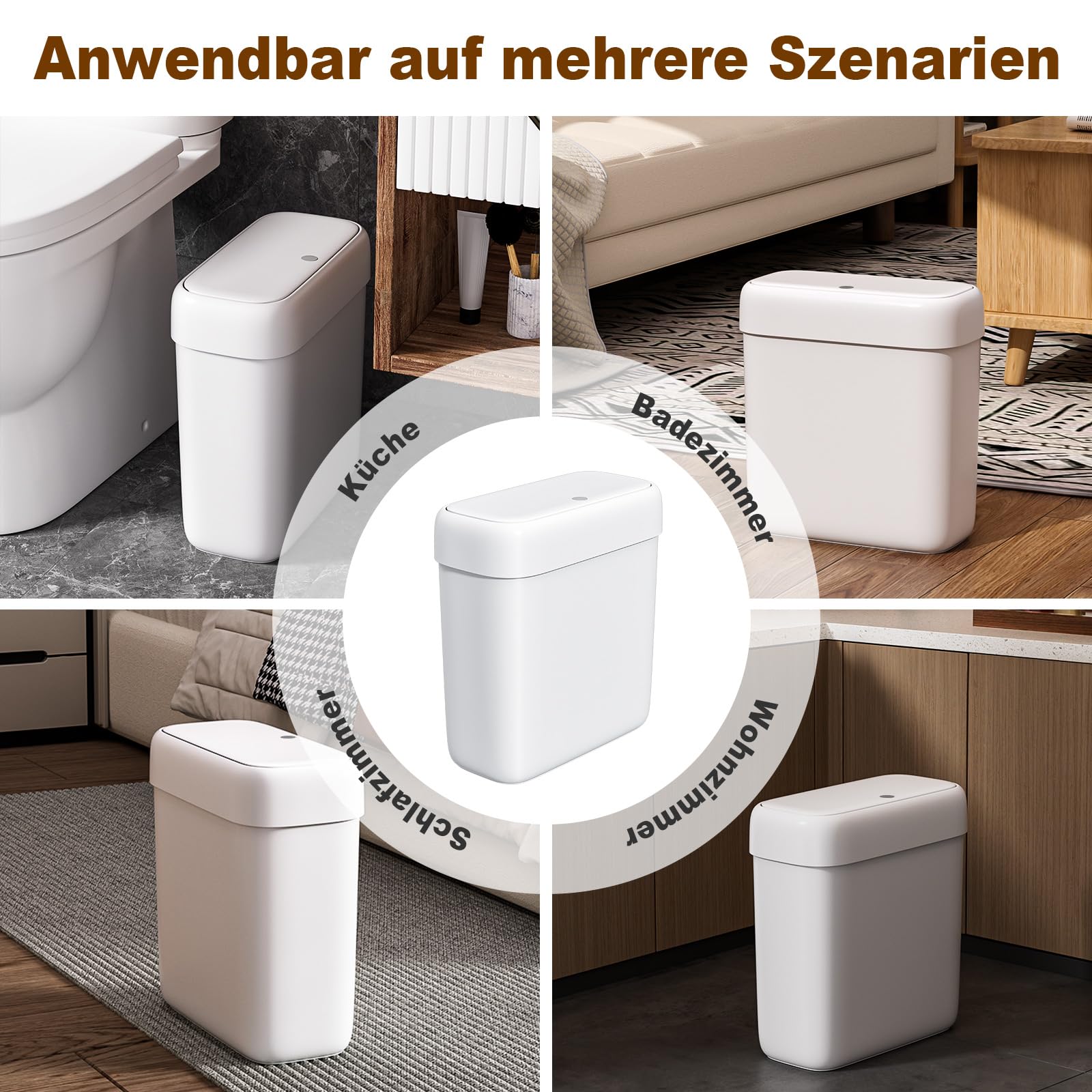 mopup-trash-cans-papierkorb-8-5l-wei-kunststoff-mit-druck-deckel image 7