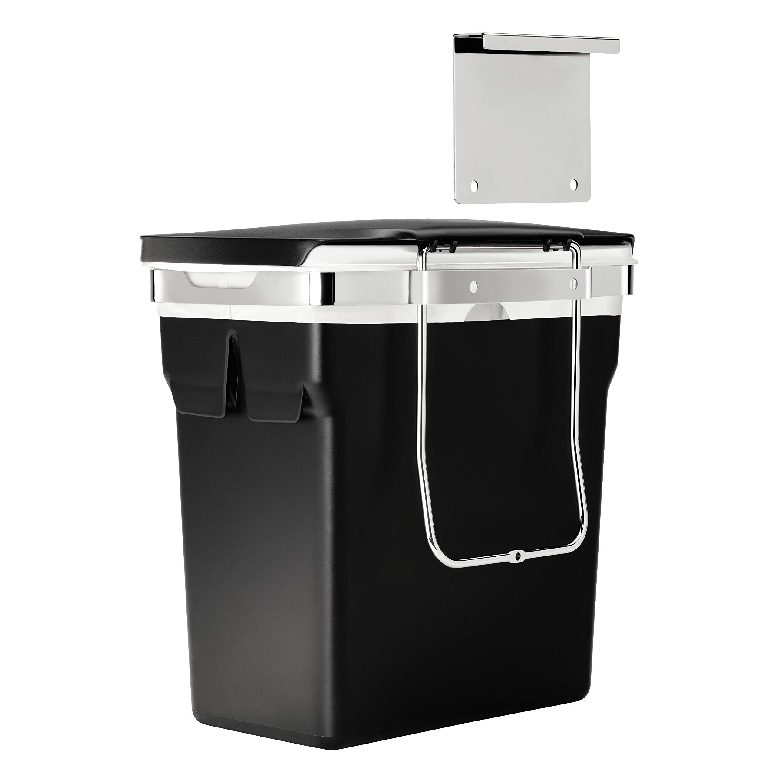 simplehuman-cw1643-schrank-abfalleimer-10-l-mit-deckel-wei image 5
