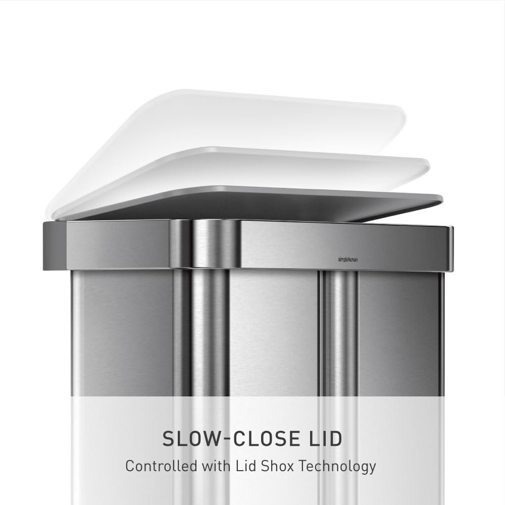 simplehuman-cw2209-treteimer-58l-edelstahl-doppelfach image 8