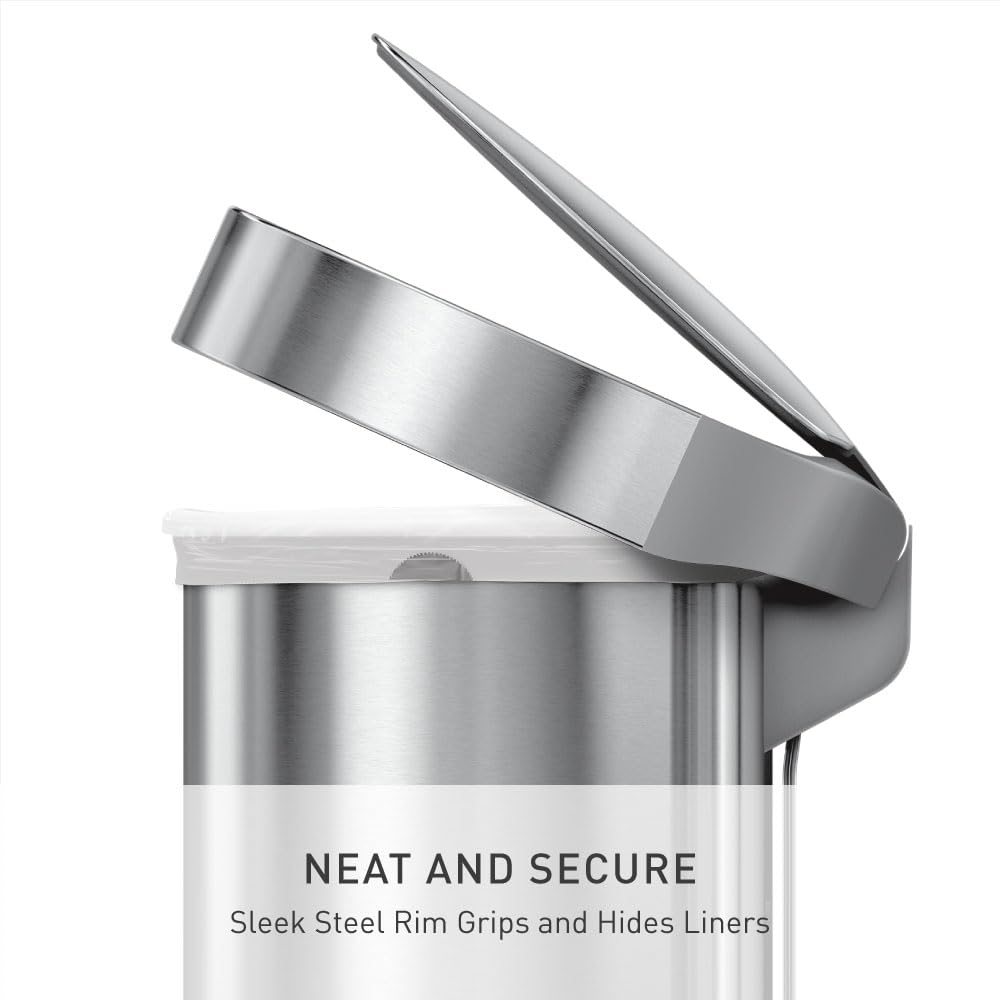 simplehuman-treteimer-cw2030-45-l-halbrund-edelstahl image 3