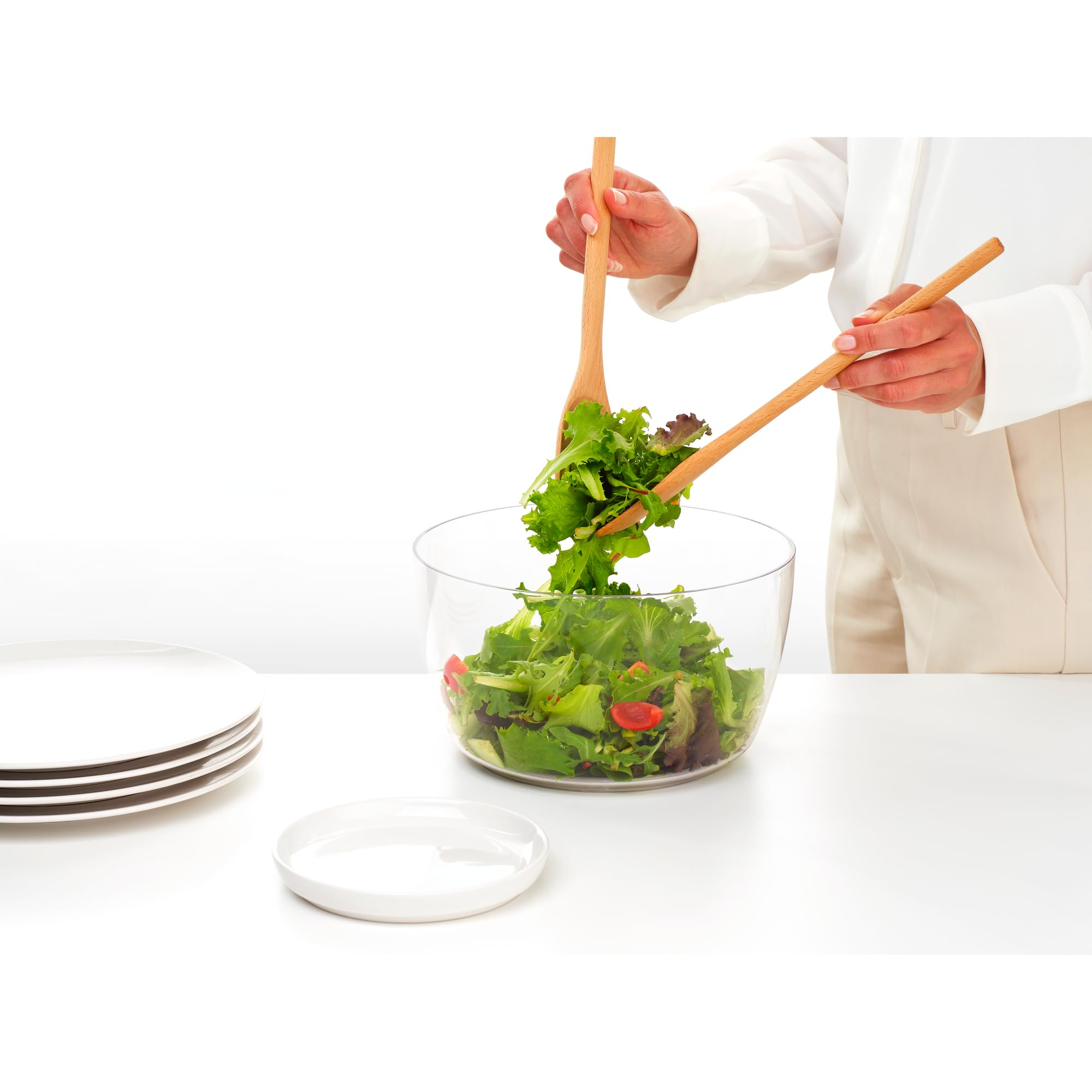 brabantia-tasty-salatschleuder-jade-green-mit-sieb image 4
