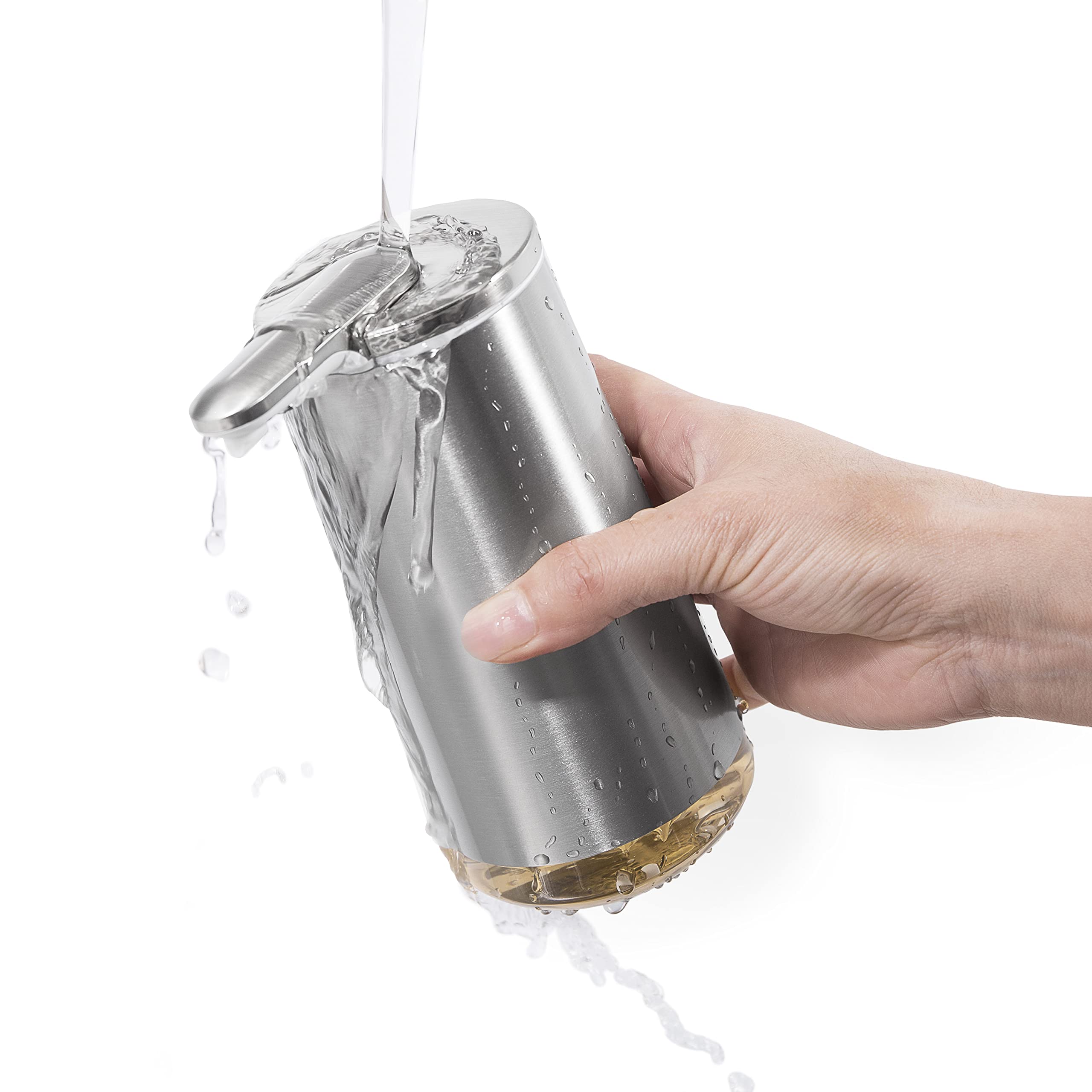 simplehuman-sensorspender-st1062-schaumseifenspender-edelstahl-silber-295ml image 5