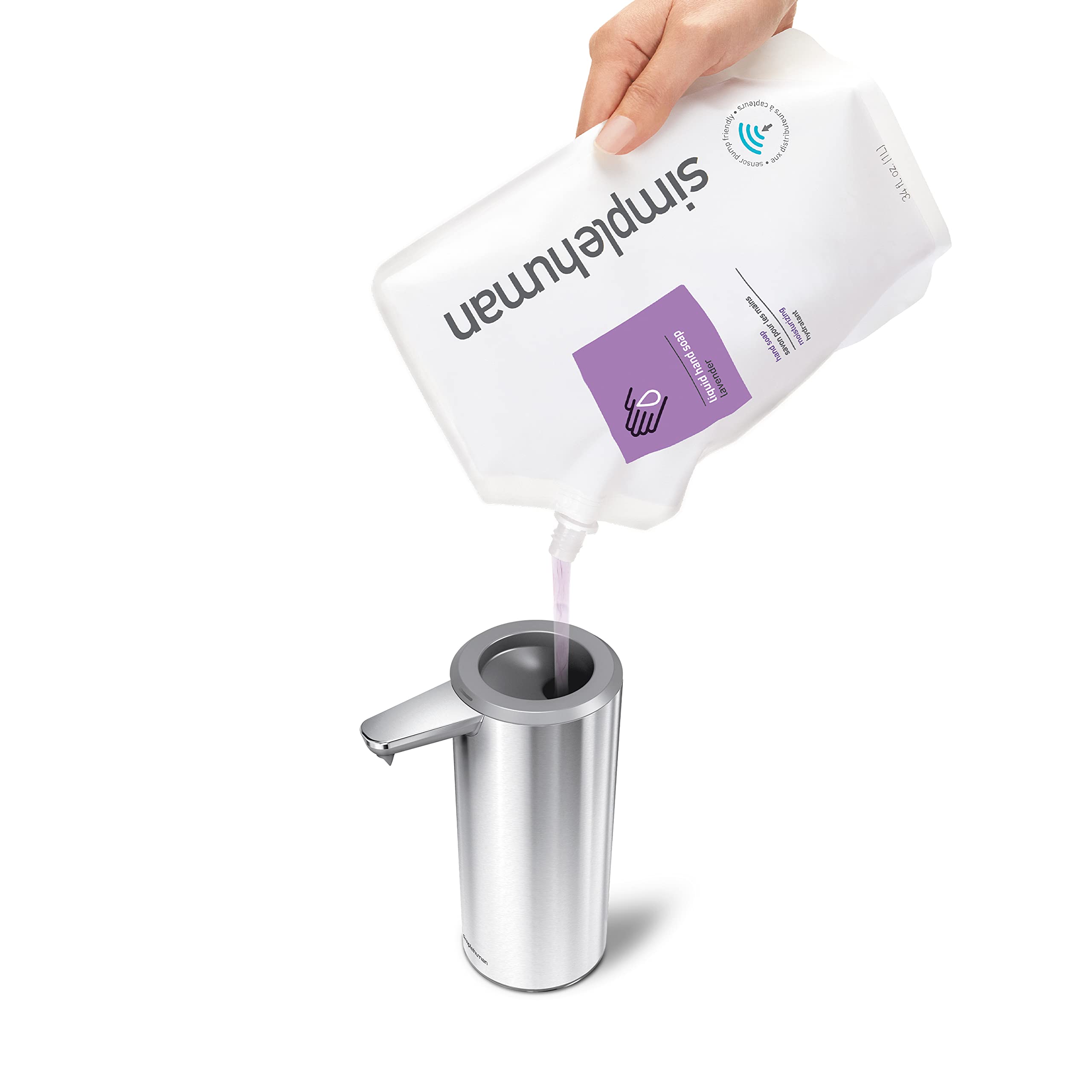 simplehuman-st1043-sensorspender-266ml-edelstahl image 5