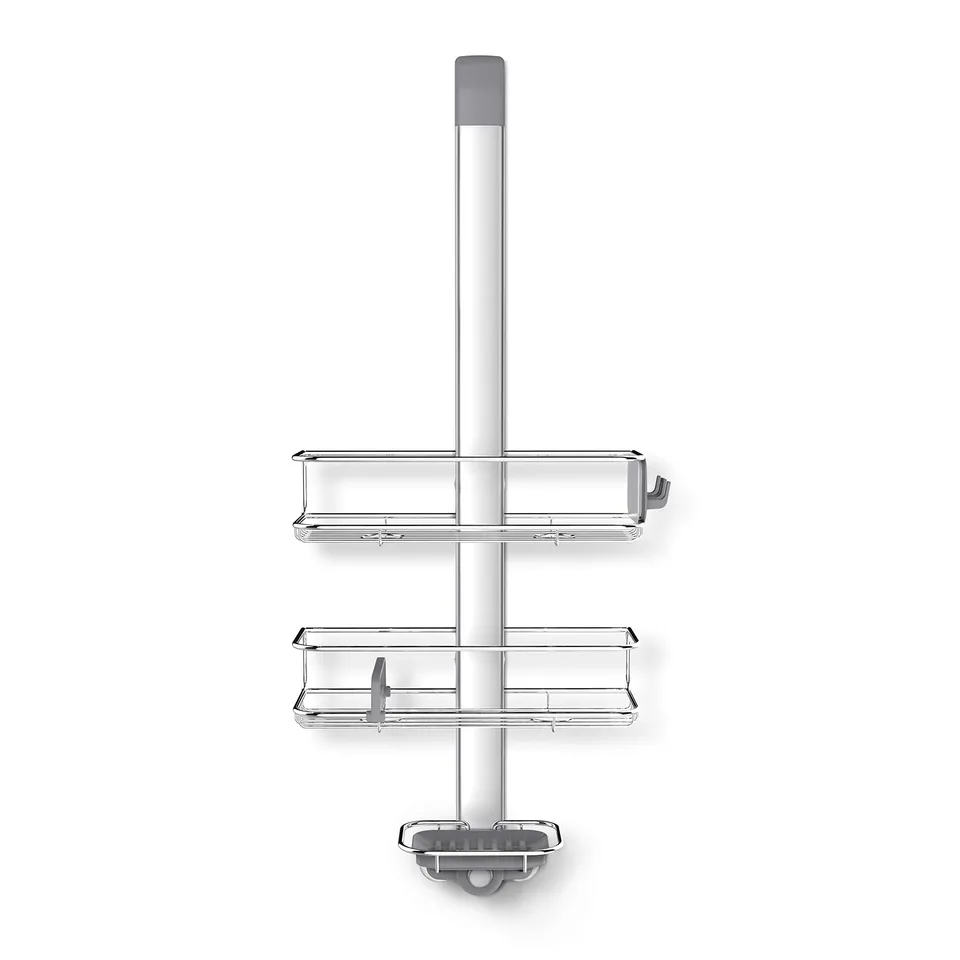 simplehuman-bt1101-duschcaddy-t-rhaken-edelstahl-silber image 1