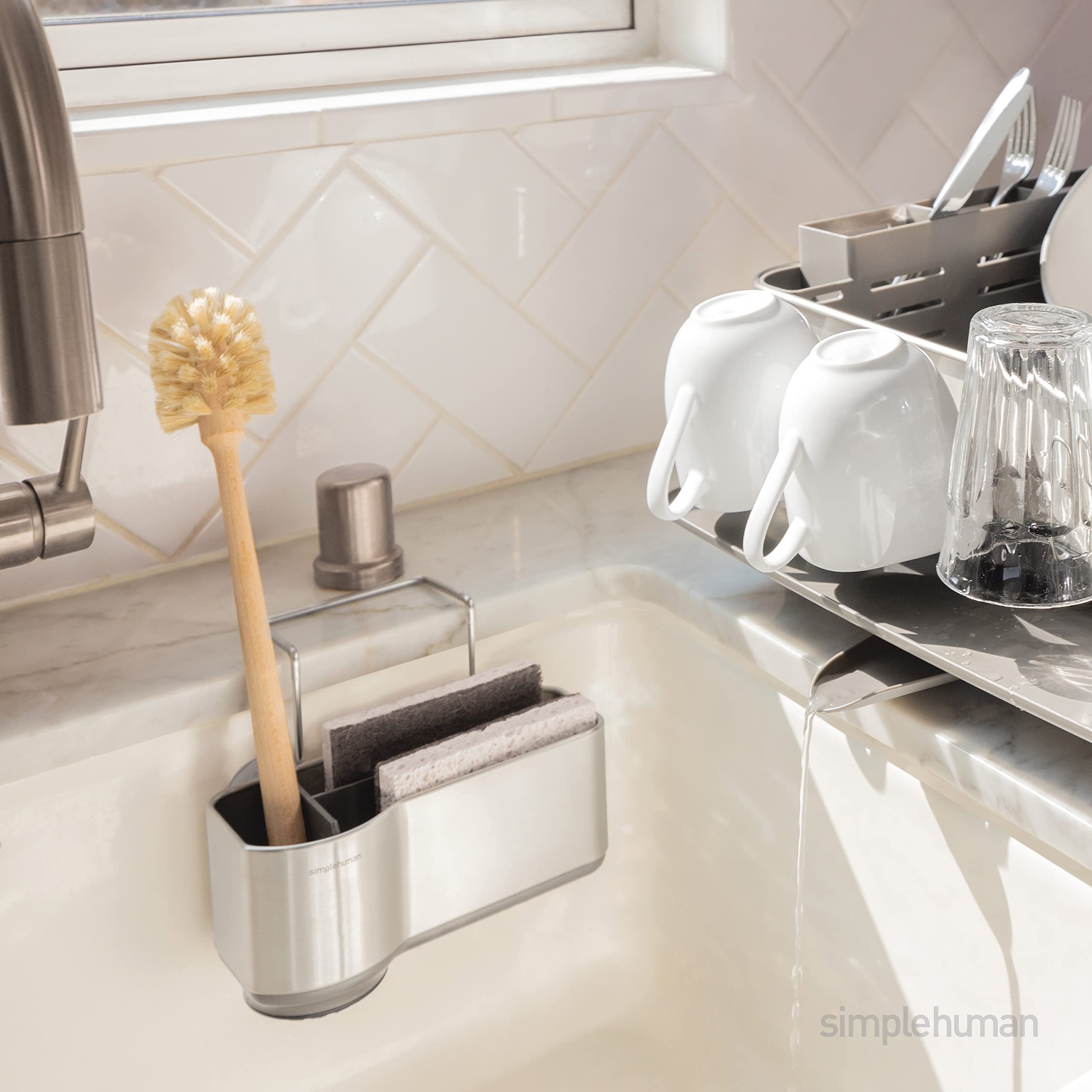simplehuman-sp-lbecken-caddy-kt1116-edelstahl-standard image 2