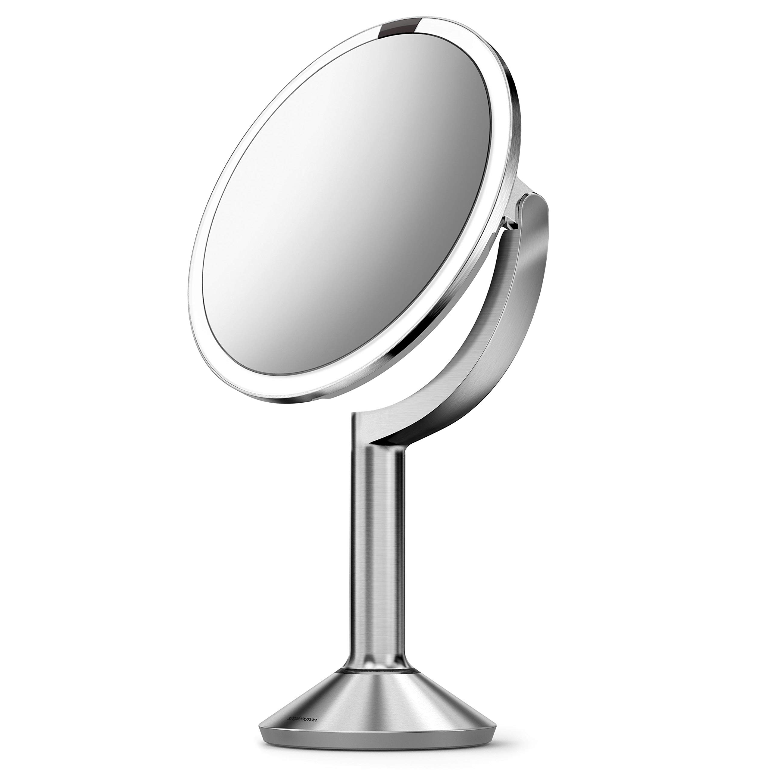 simplehuman-sensorspiegel-trio-20-cm-edelstahl-1x-5x-10x image 2