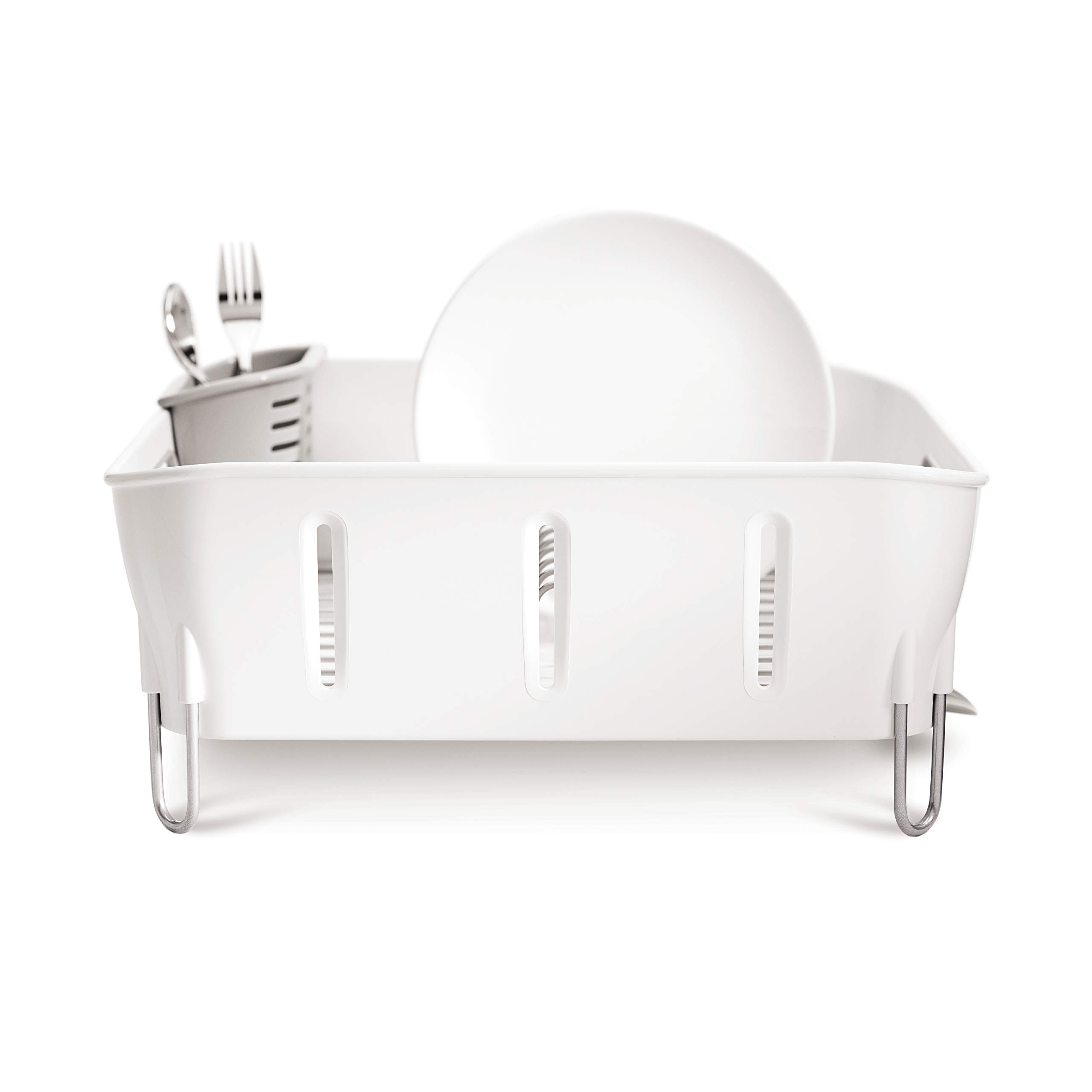 simplehuman-kt1104-abtropfgestell-kompakt-wei-mit-ausguss image 2