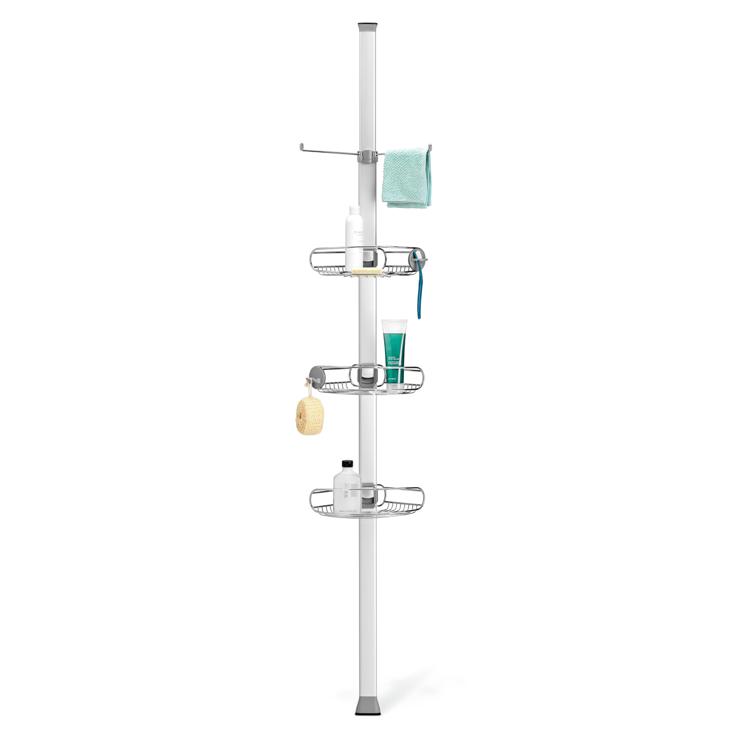 simplehuman-bt1101-duschcaddy-t-rhaken-edelstahl-silber image 6