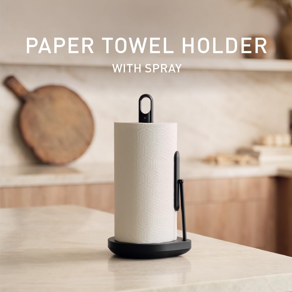 simplehuman-k-chenrollenhalter-papierhandtuchhalter-schwarz-spr-hpumpe image 2