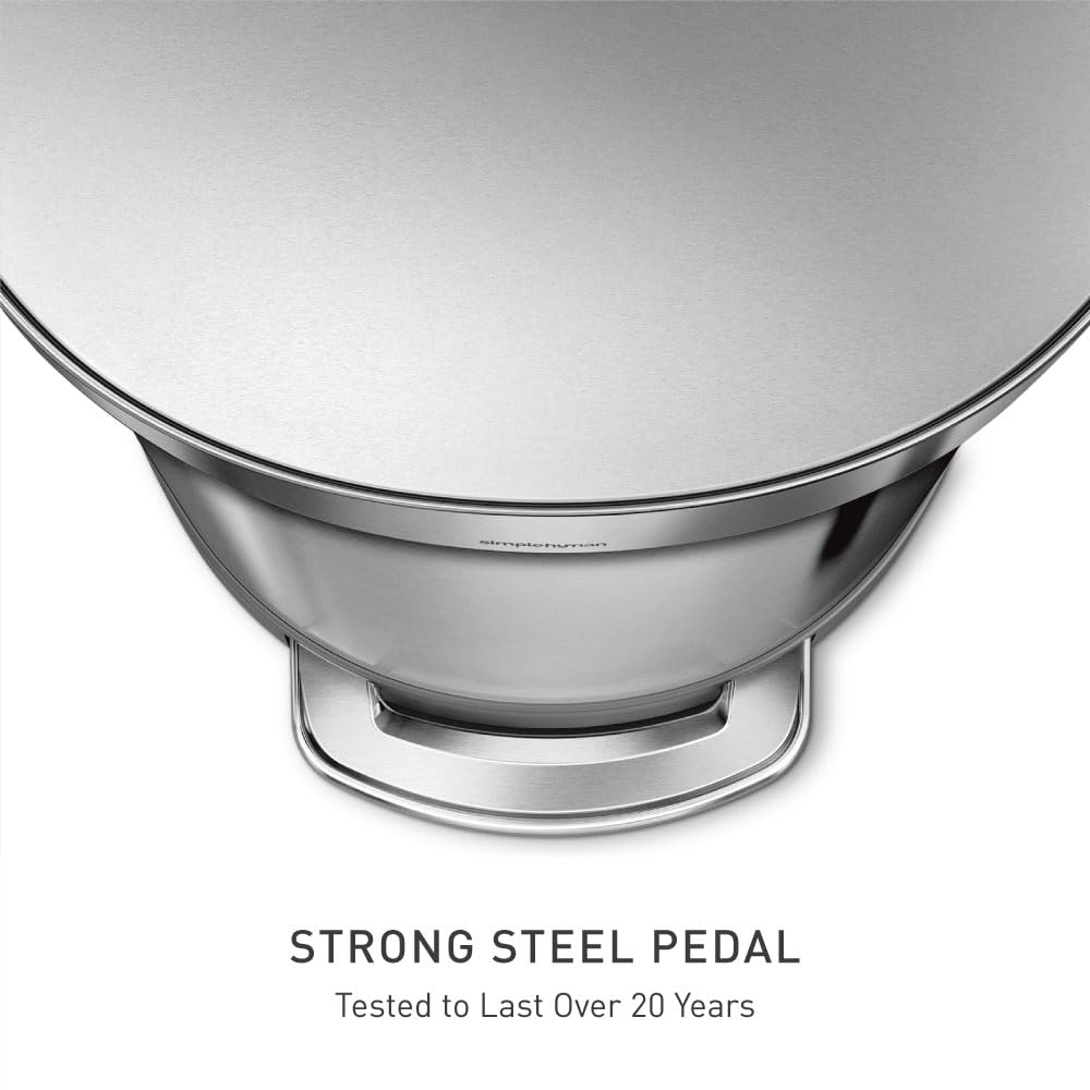 simplehuman-treteimer-cw2030-45-l-halbrund-edelstahl image 4