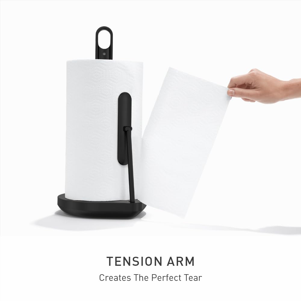 simplehuman-k-chenrollenhalter-papierhandtuchhalter-schwarz-spr-hpumpe image 3