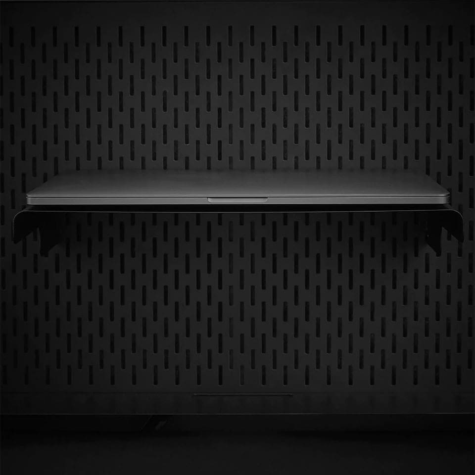 lento-adapt-board-ablage-schwarz-36-8-cm-f-r-trennwand-papier-laptop image 2