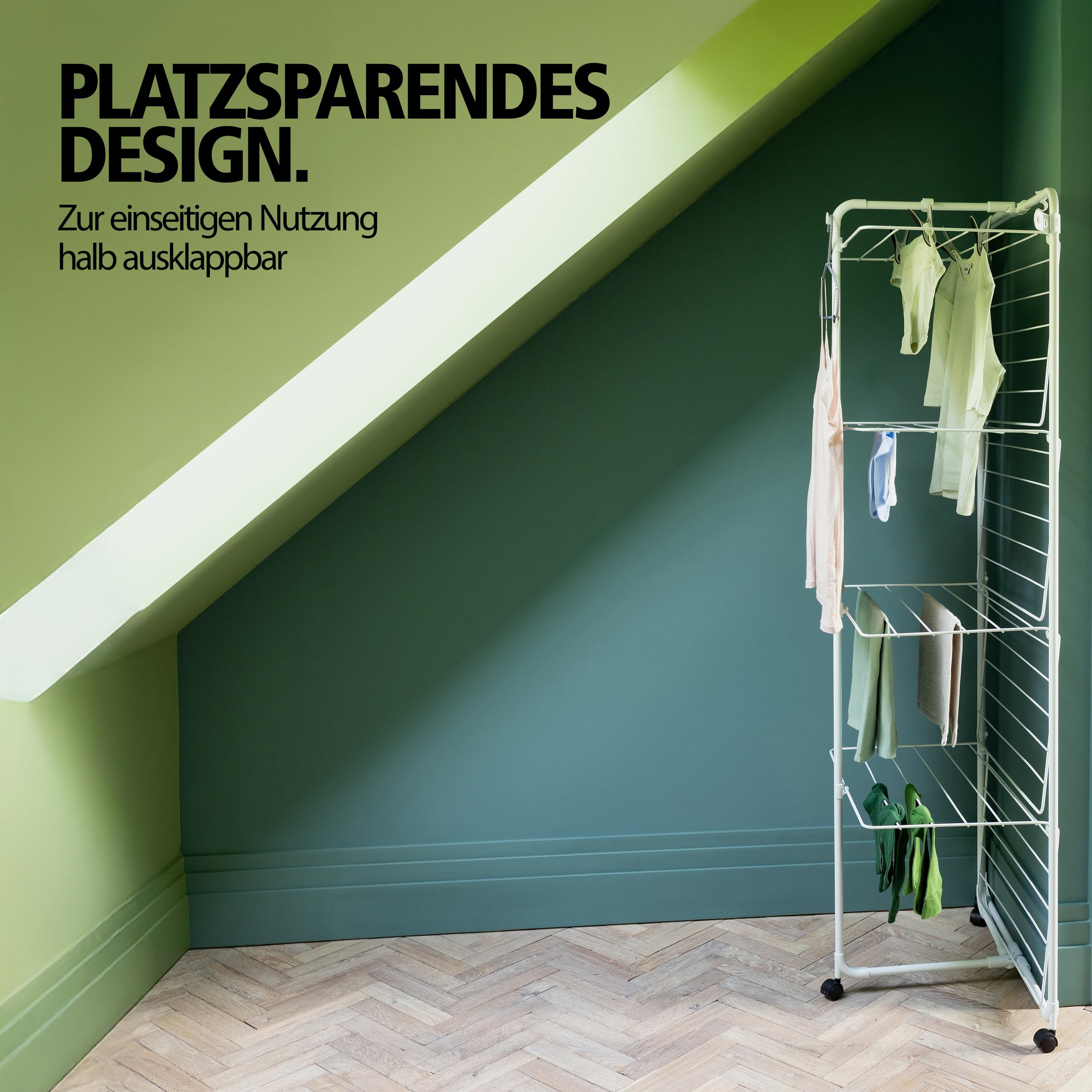 brabantia-hangon-w-scheturm-23-m-mattschwarz-klappbar-rollen image 5