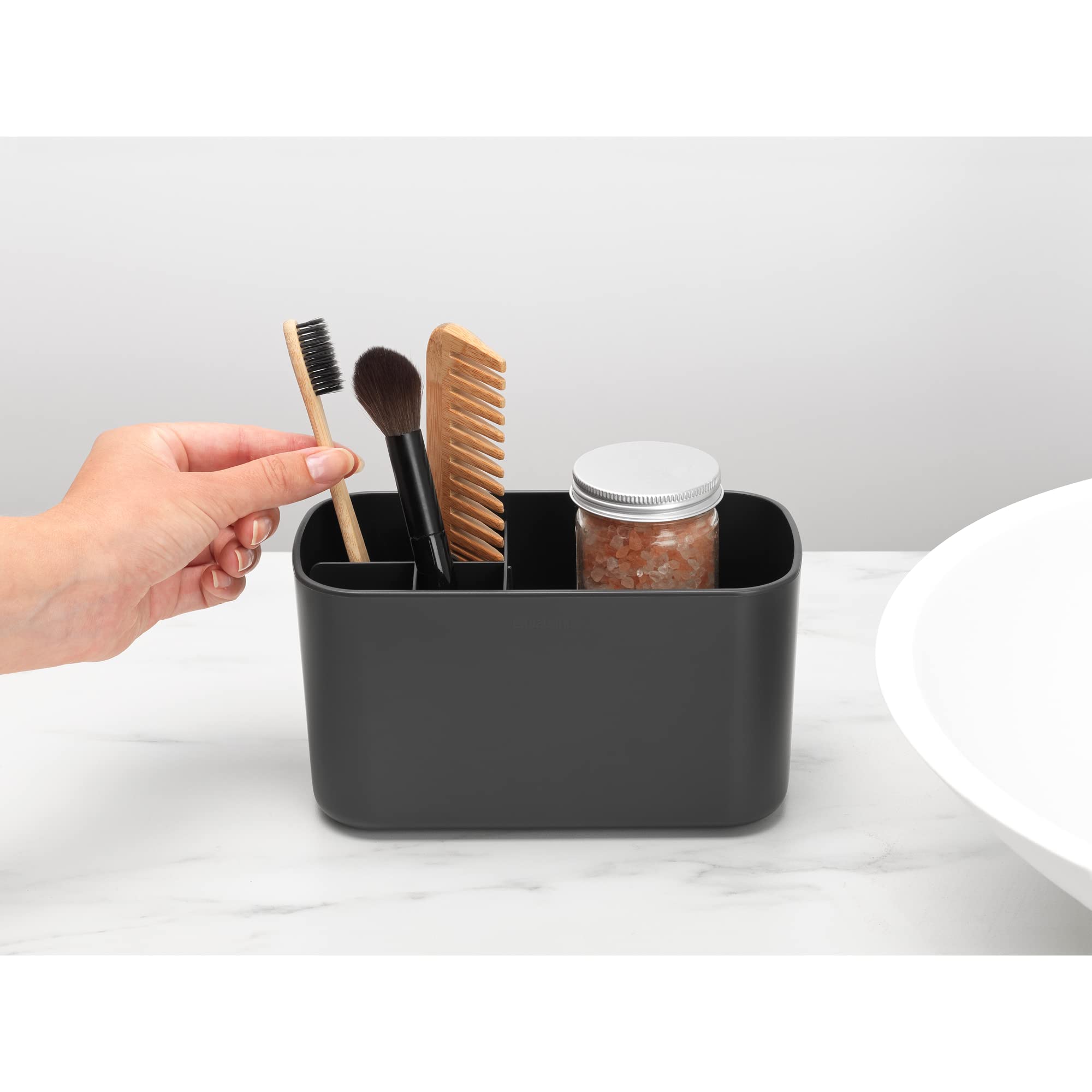 brabantia-renew-badezimmer-caddy-dunkelgrau-kunststoff image 4