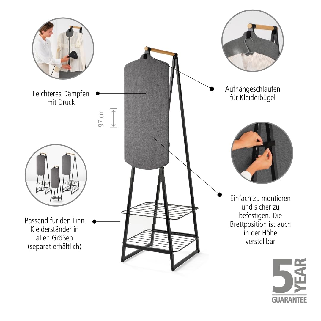 brabantia-linn-dampfbrett-pepper-black-97-cm-f-r-linn-rack image 2