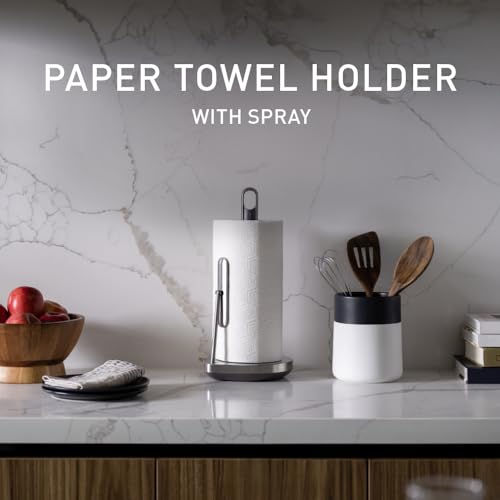 simplehuman-k-chenrollenhalter-mit-spray-edelstahl-geb-rstet-170-ml image 8