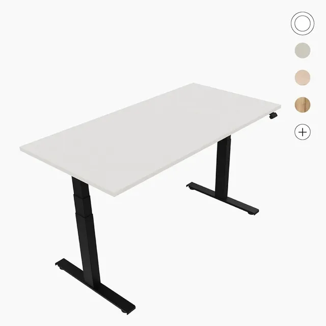 lento-cosinus-sitz-steh-schreibtisch-elektrisch-schwarz-160-cm image 1