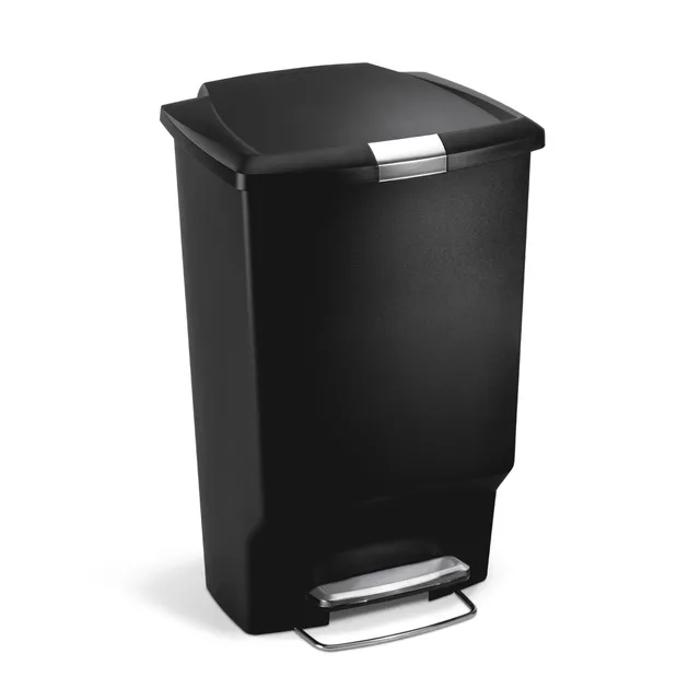 simplehuman-cw1371-treteimer-45-l-schwarz-rechteckig-kunststoff image 1