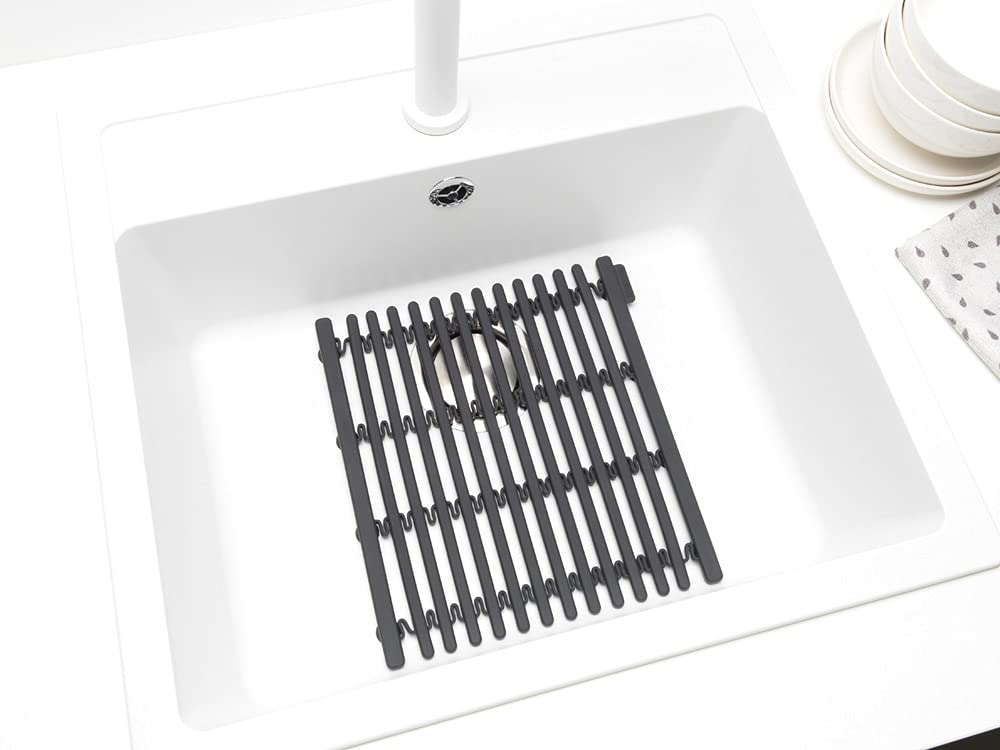 brabantia-sinkside-sp-lbeckenmatte-silikon-dunkelgrau image 4