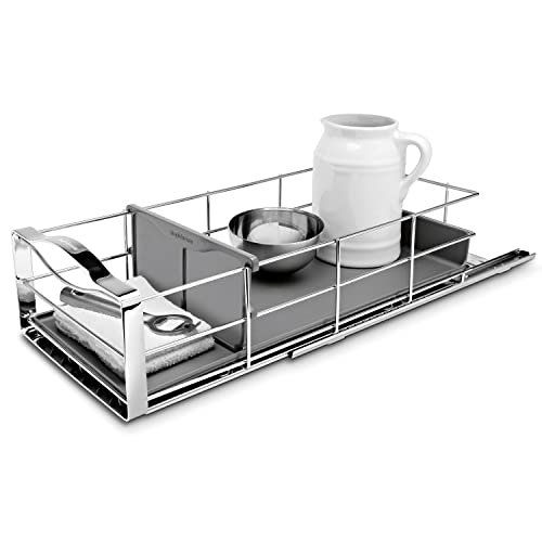 simplehuman-schrankorganisator-22-8cm-ausziehbar-grau image 8