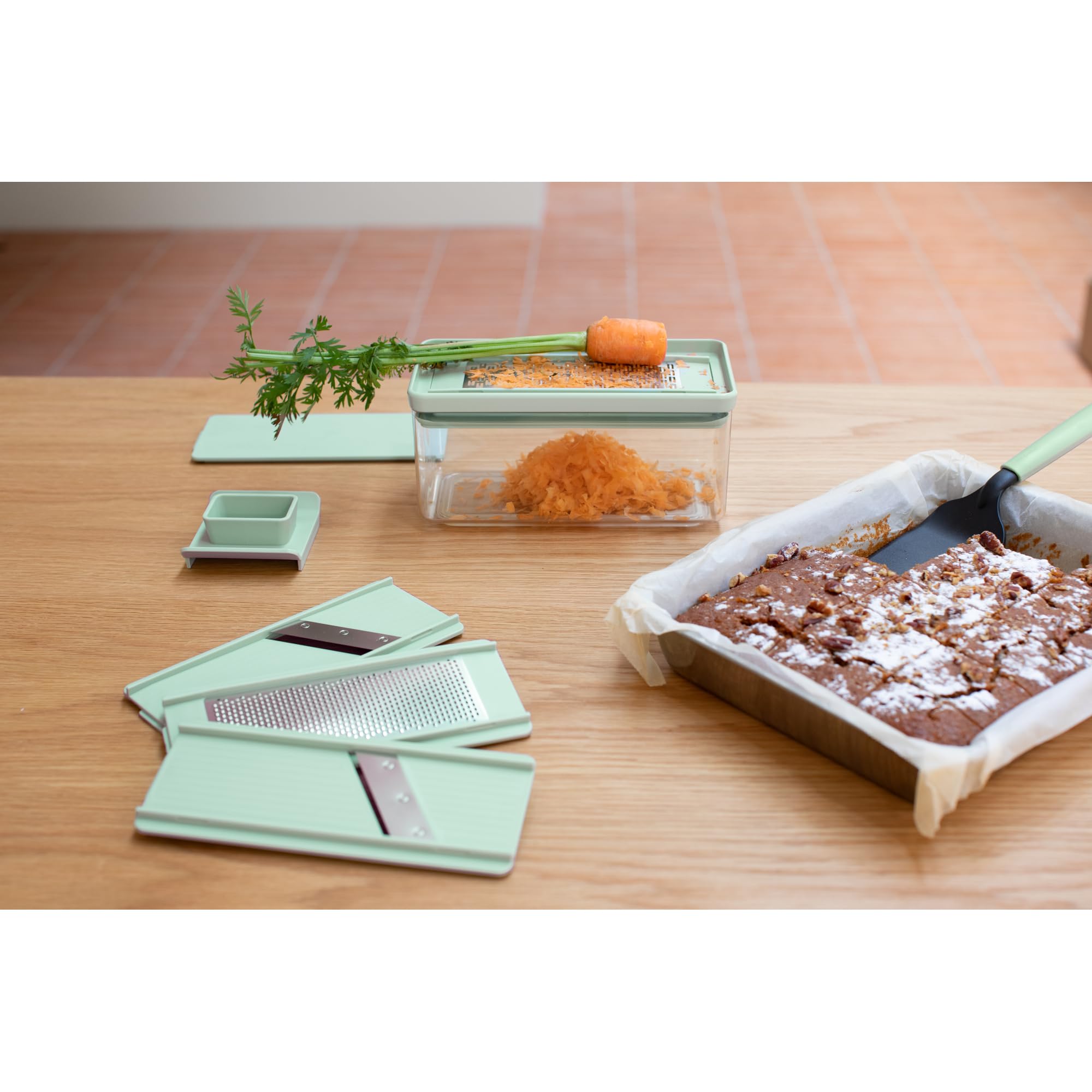 brabantia-tasty-hobel-und-reibe-set-jade-green-4-klingen image 7