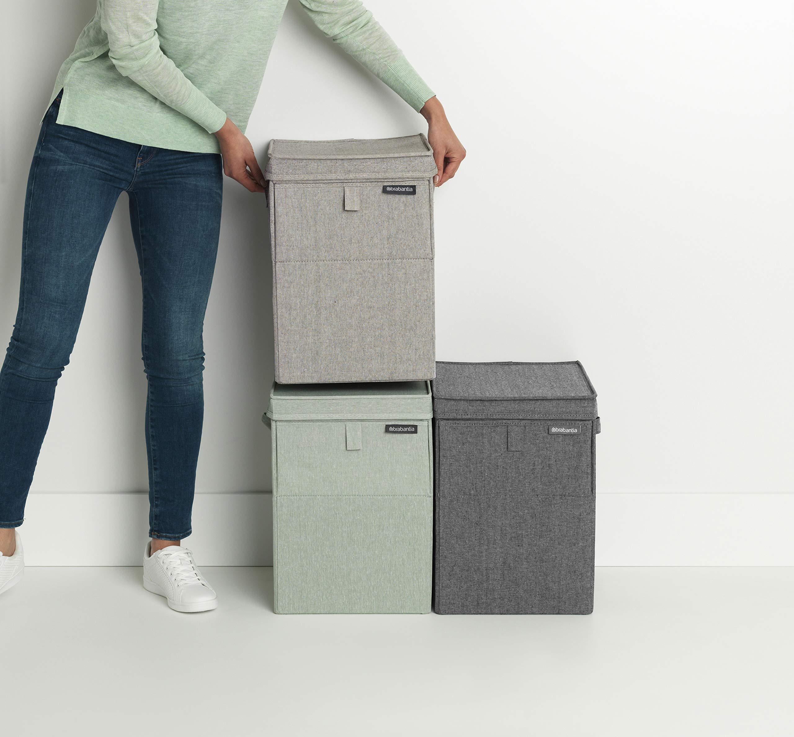 brabantia-w-schebox-35-l-grau-stapelbar-faltbar image 4