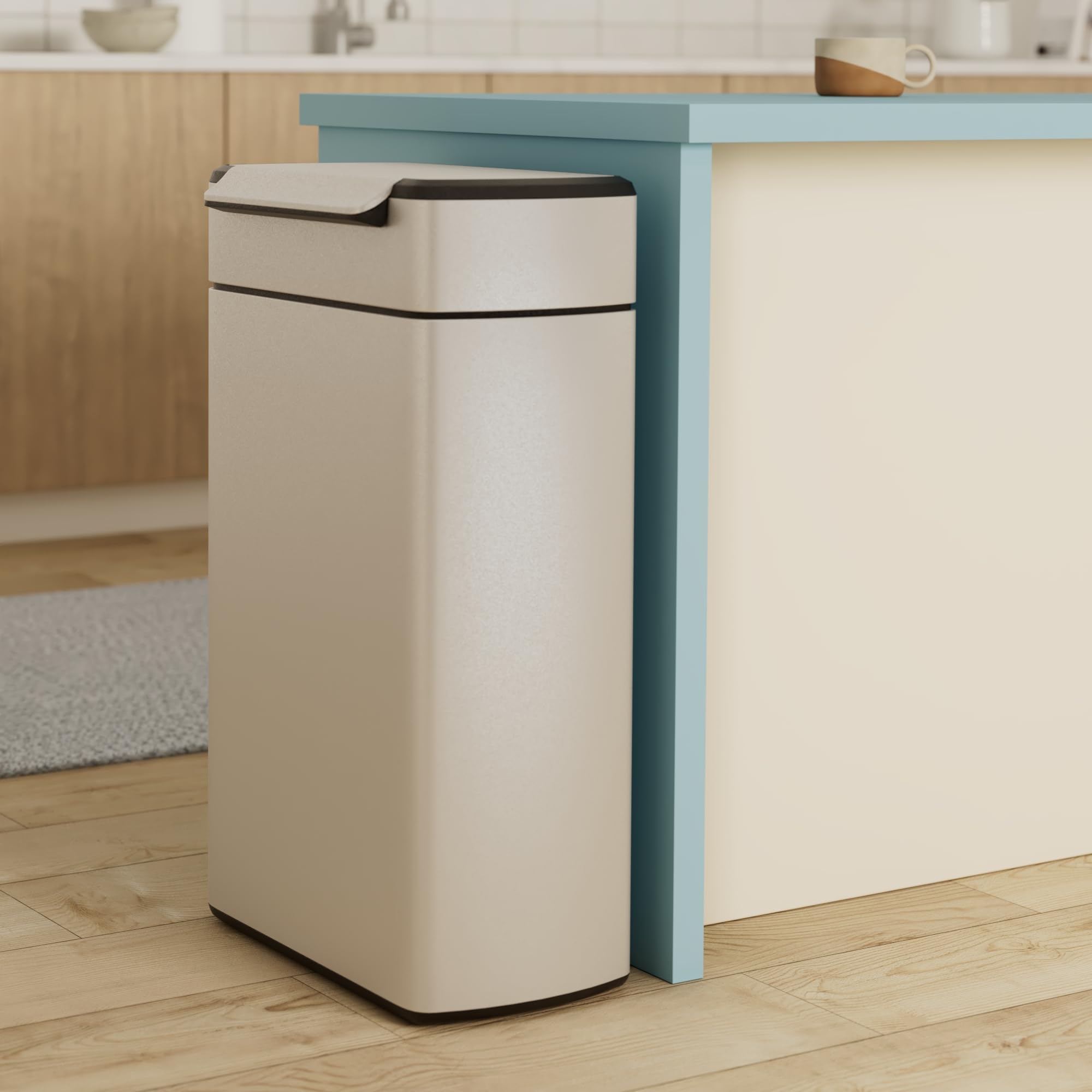 simplehuman-cw2018-recycler-48l-edelstahl-touch-bar image 2