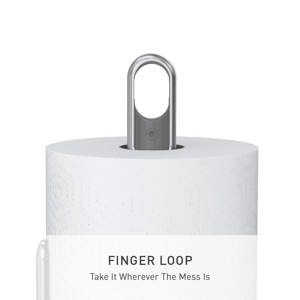 simplehuman-k-chenrollenhalter-mit-spray-edelstahl-geb-rstet-170-ml image 5