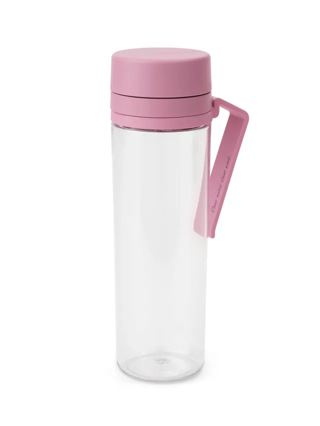 brabantia-make-take-trinkflasche-0-5-l-rosa-mit-fruchtsieb image 1