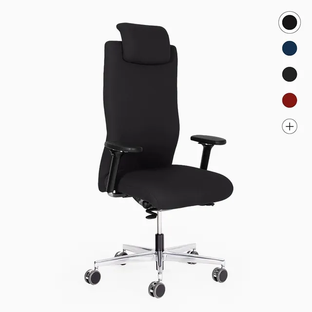 lento-agilis-xl-b-rostuhl-mit-kopfst-tze-bis-200-kg-schwarz image 1