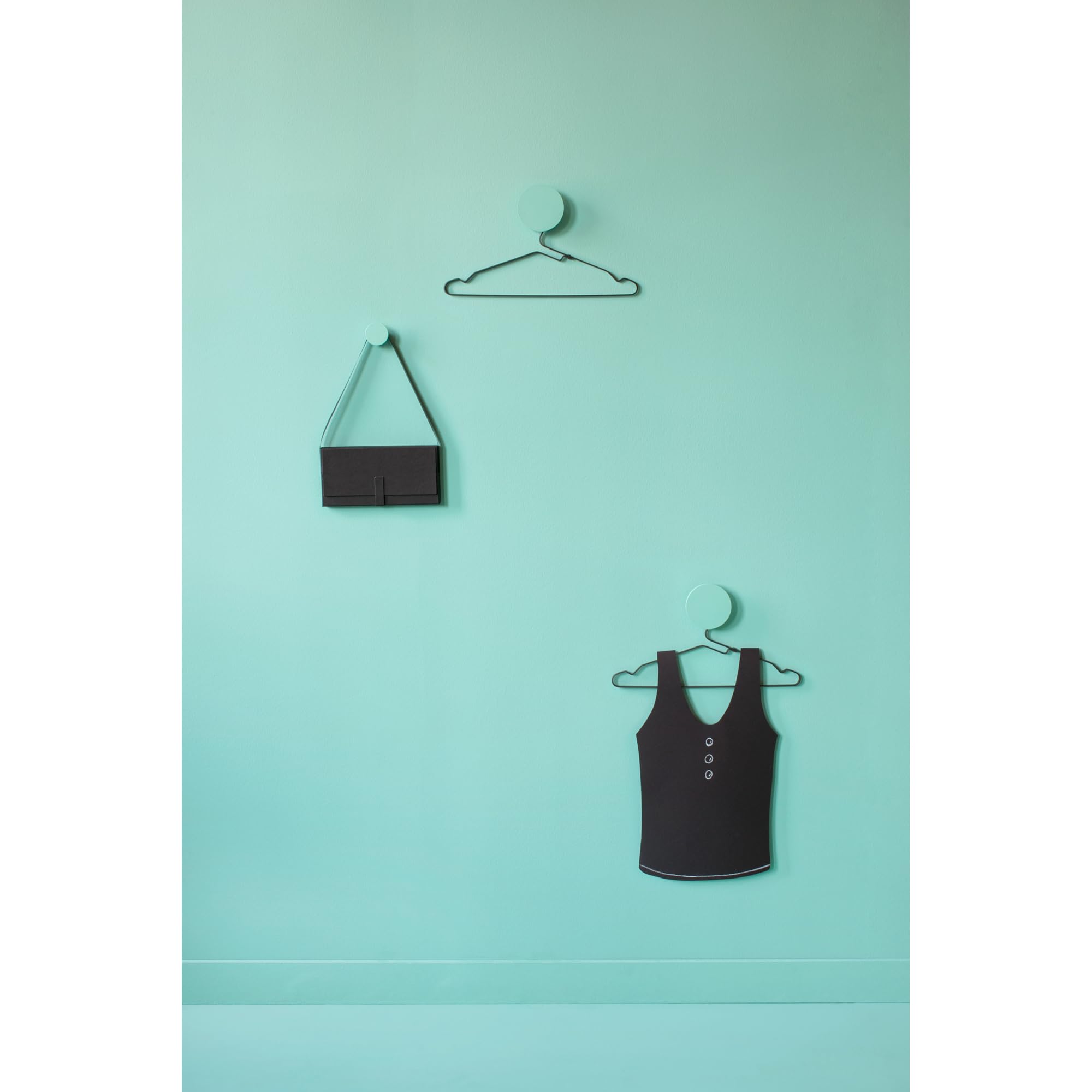brabantia-aluminium-kleiderb-gel-4er-set-schwarz-rutschfest image 2