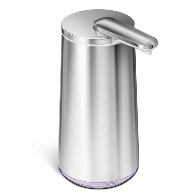 simplehuman-sensorspender-st1062-schaumseifenspender-edelstahl-silber-295ml image 1