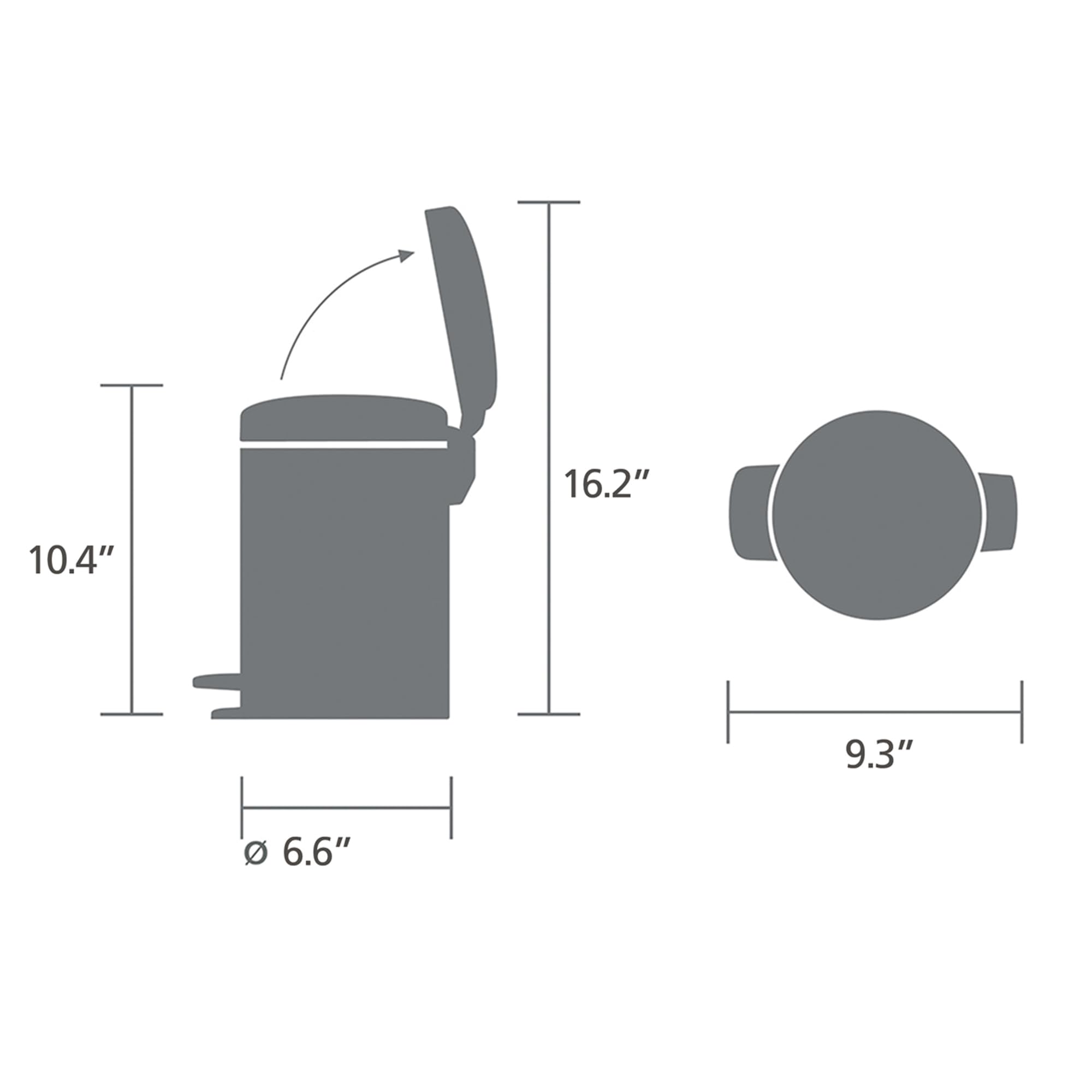 brabantia-newicon-treteimer-3-l-confident-grey-geruchsdicht image 6
