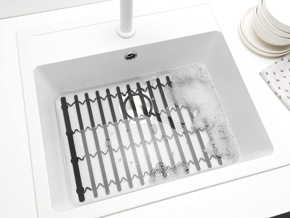 brabantia-sinkside-sp-lbeckenmatte-silikon-dunkelgrau image 6