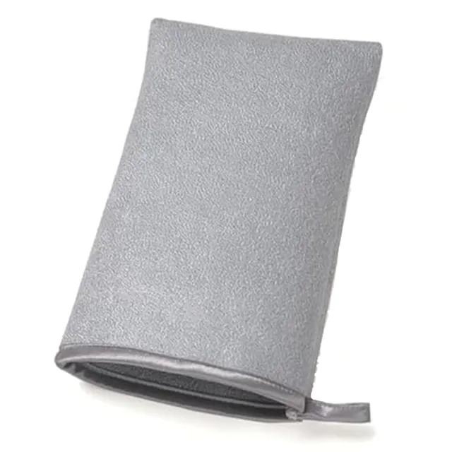 simplehuman-mikrofaserhandschuh-edelstahl-waschbar image 1
