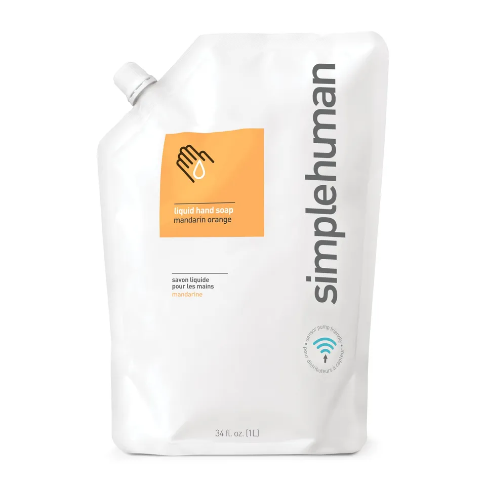 simplehuman-handseife-mandarine-1-l-fl-ssigseife-sulfatfrei image 1